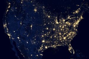 Energy grid in the united states that works with demand response.