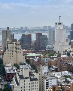 Aerial view of New York City.