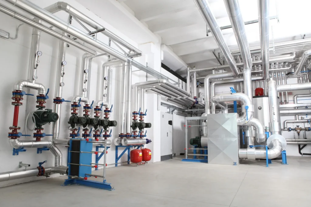 hvac system optimization: central heating and cooling system control in a boiler