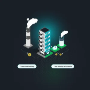 Comparison diagram of HVAC infrastructure with and without Parity AI integration